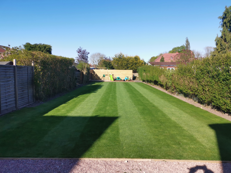 Striping your online lawn