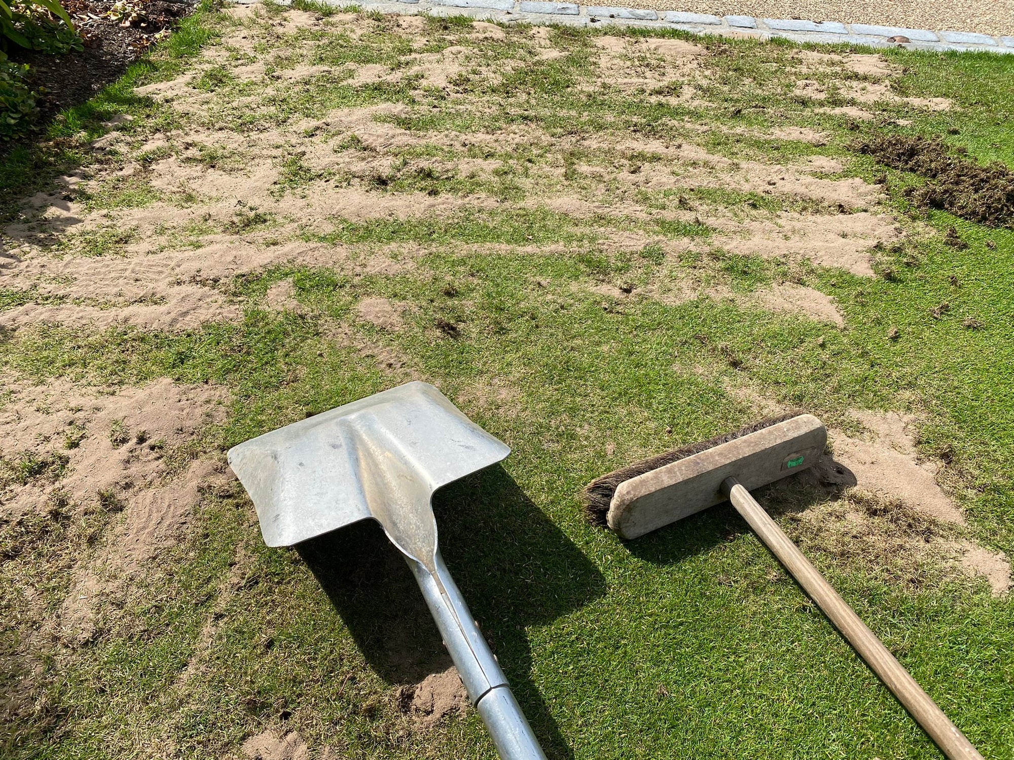 Top dressing your garden lawn